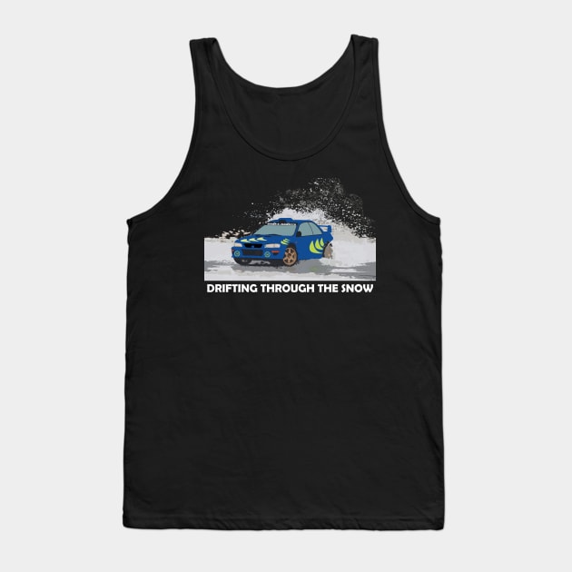 Rally Drifting - GC8 WRX (Rally Car) Inspired Tank Top by ShiftShirts